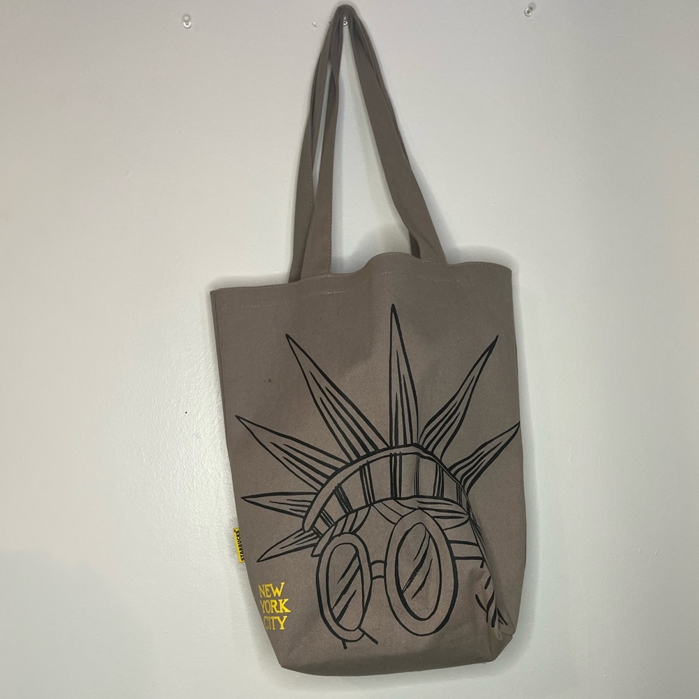 NYC Starbucks canvas bag